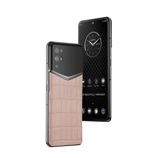 IVERTU ALLIGATOR SKIN 5G PHONE – SAKURA PINK