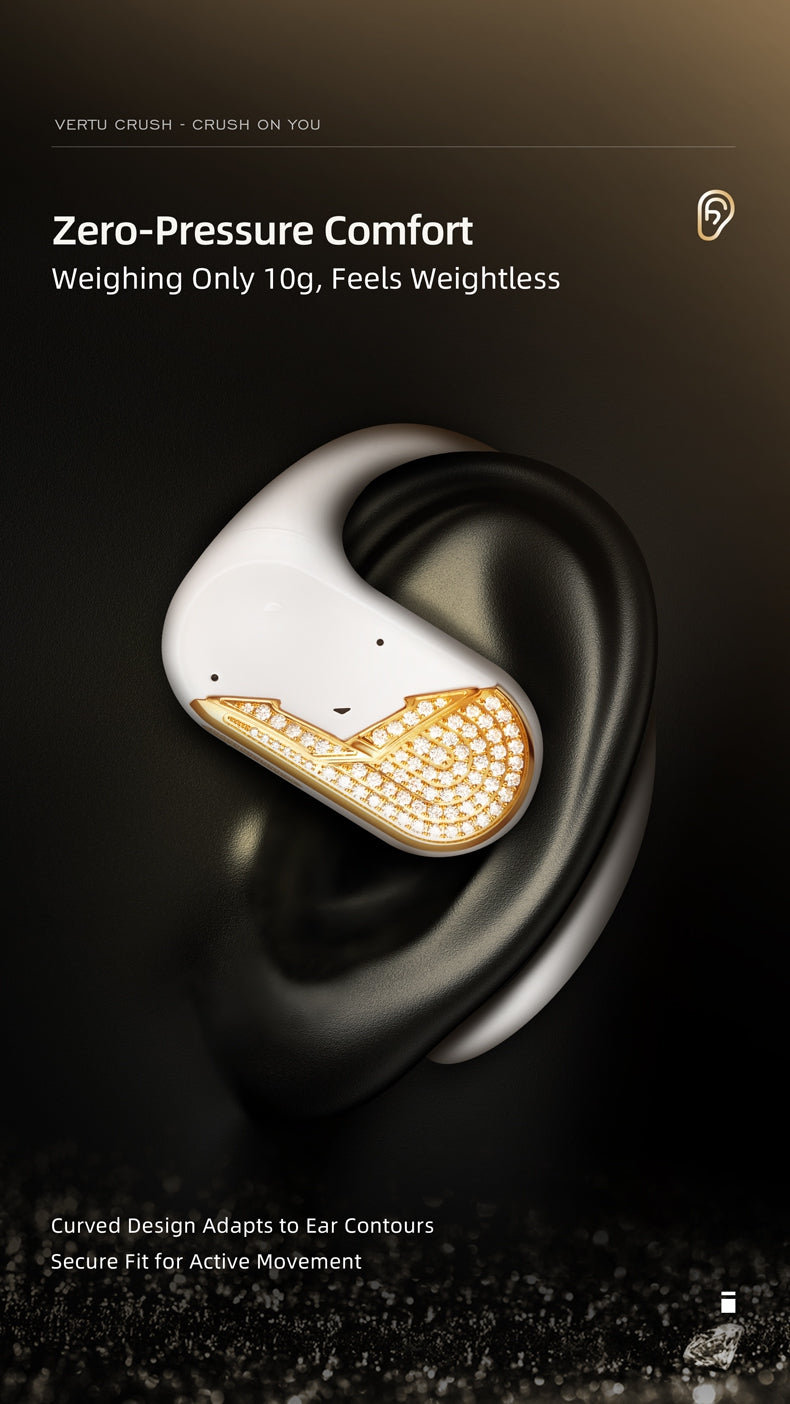 VERTU CRUSH SERIES OWS AI EARBUDS – BLACK STANDARD