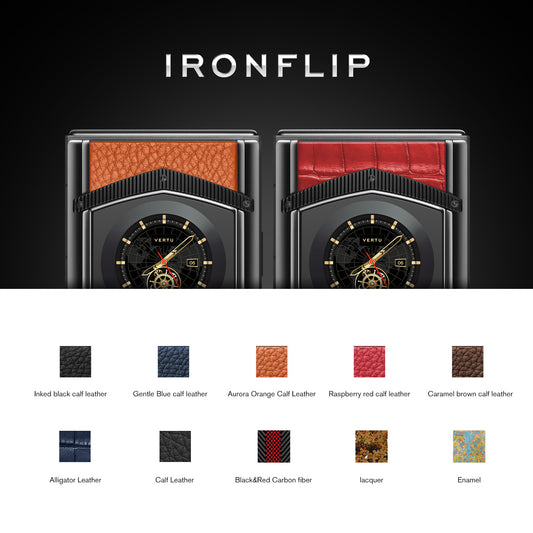 VERTU® IRONFLIP ALLIGATOR SKIN SERIES – RADIANT PHOENIX