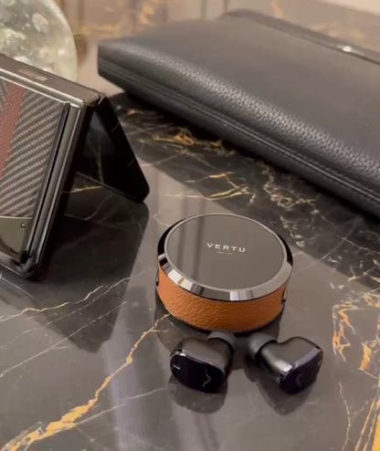 VERTU CALF LEATHER BLUETOOTH EARBUDS