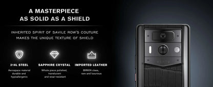 METAVERTU 2 MAX SCREEN ALLIGATOR SKIN WEB3 AI PHONE – BLACK