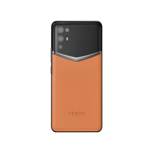 IVERTU CALFSKIN 5G PHONE – DAWNING ORANGE
