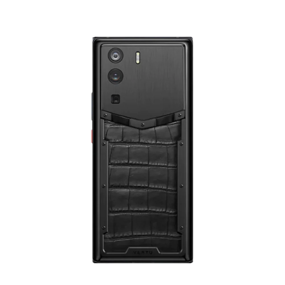 METAVERTU 1 CURVE SCREEN BASIC ALLIGATOR SKIN 5G WEB3 PHONE – BLACK