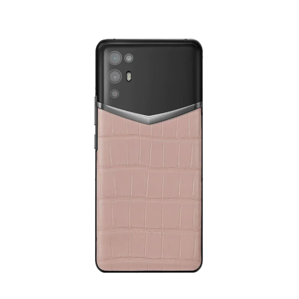 IVERTU ALLIGATOR SKIN 5G PHONE – SAKURA PINK